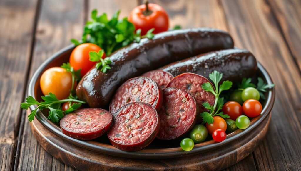 nutritional value of blood sausage