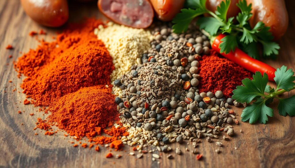 seasonings and flavorings in sausage making